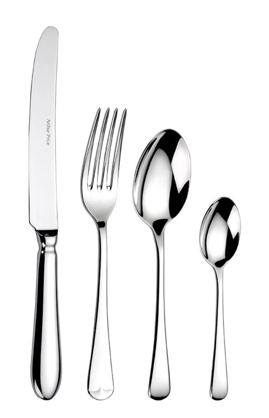 Arthur Price 8-Piece Old English Stainless Steel Cutlery Set, 32-Piece Boxed Kitchen Cutlery for 8 Place Settings