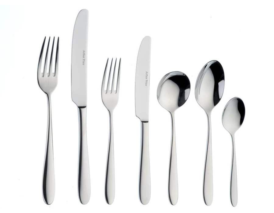 Arthur Price Everyday Classic Willow 7-Piece Stainless Steel Cutlery Set - Single Place Setting, Gift Boxed