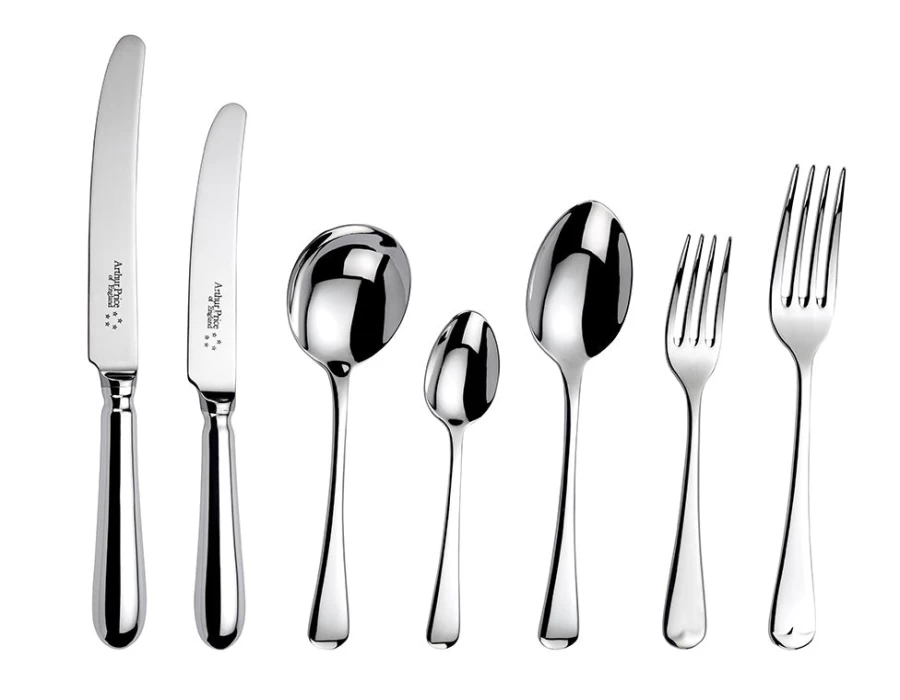 Arthur Price of England Old English 44-Piece Stainless Steel Cutlery Canteen Set