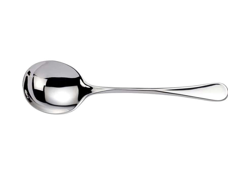 Arthur Price Signature Cascade Stainless Steel Soup Spoon - Single Piece, Elegant Dining Cutlery