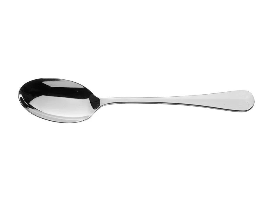 Arthur Price of England Rattail Stainless Steel Serving Spoon - Single Piece, Elegant Tableware Cutlery